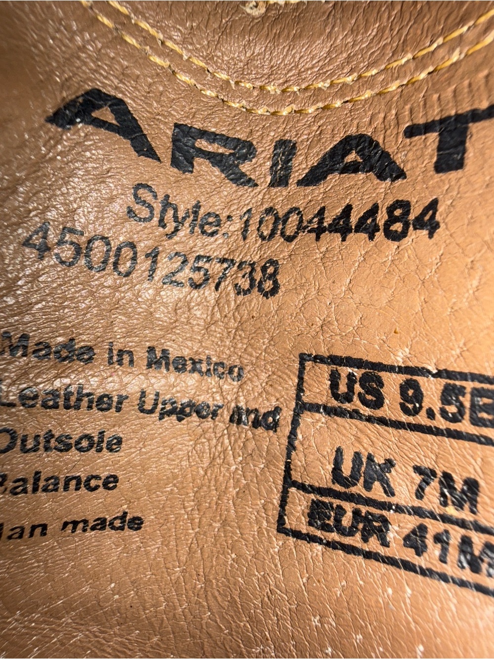 Ariat Cream Western Cutout Ankle Booties - Picture 4 of 9